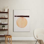 "Stoic 011" - Art Print in Sunset Umber by jinseikou - In a Room