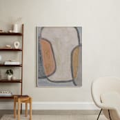"calm distress" - Art Print in beachy grey by Kate Cawood - In a Room
