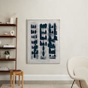 "Domino Effect" - Art Print in Deep Sea by Lorent and Leif - In a Room