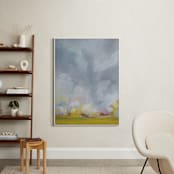 "Grace in the Winds" - Art Print in Gray by Emily Jeffords - In a Room