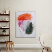 "Protea" - Art Print in Protea Tricolor by Rachel Wadlow - In a Room