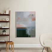 "Cliff No. 1" - Art Print in White by AlisonJerry - In a Room