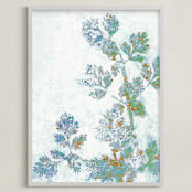 "Rustic Herbs" - Art Print in Herbal by Courtney Crane - Framed