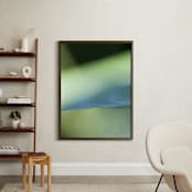 "Cool Blues" - Art Print in Turquoise Blue by Lynn Lehto - In a Room