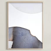 "Moon Tides II" - Art Print in Cosmic Indigo by Eloise Bound - Framed