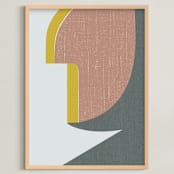 "Hero" - Art Print in Uniform by Marta Berk - Framed