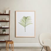 "I'm Frond of You No. 1" - Art Print in Palm Green by Andi Pahl - In a Room
