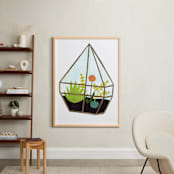 "Terrarium 1" - Art Print in Fern by Kelly Nasuta - In a Room