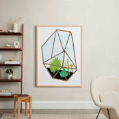 "Terrarium 2" - Art Print in Fern by Kelly Nasuta - In a Room