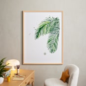 "Summer Palms" - Art Print in Palm Tree by Kelsey McNatt - In a Room