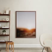 "Warm Summer Light" - Art Print in Burnt Orange by Tanya Val - In a Room