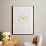 "You Make Me Happy" - Art Print in White by Joyce Pinheiro - In a Room