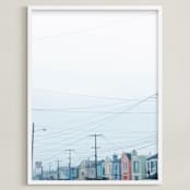 "San Francisco's Finest" - Art Print in Outer Sunset by Adriana Rojas - Framed