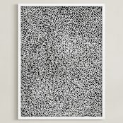 "10,000 Grains" - Art Print in Charcoal by Bryn Wears-Fitipaldi - Framed