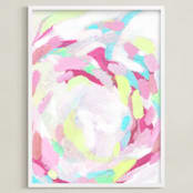 "Glitz and Glamour" - Art Print in Cotton Candy by Makewells - Framed
