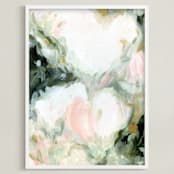 "Mesmerize" - Art Print in Pine by Melanie Severin - Framed
