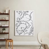 "Cloud Formations 2" - Art Print in Ink by Harrison Tenzer - In a Room