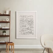 "Nature, you and me N.4 I" - Art Print in Monochrome by Catilustre - In a Room
