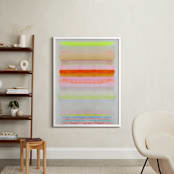 "Inner Light" - Art Print in Vibrant Pastel by HAPI ART - In a Room
