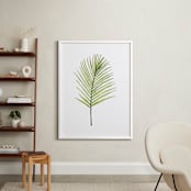 "I'm Frond of You No. 2" - Art Print in Palm Green by Andi Pahl - In a Room