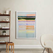 "Inner Nature" - Art Print in Hot Tangerine by HAPI ART - In a Room