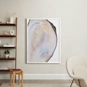 "The Half Shell" - Art Print in Pearl by Kaydi Bishop - In a Room