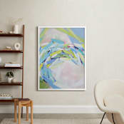 "Welcome to the Jungle" - Art Print in Jungle Greens by Makewells - In a Room