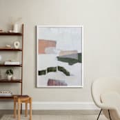 "Monuments 1" - Art Print in Desert Sunset by Jennifer Daily - In a Room