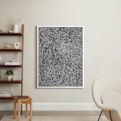 "10,000 Grains" - Art Print in Charcoal by Bryn Wears-Fitipaldi - In a Room