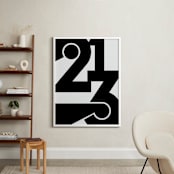 "LA  213" - Art Print in Black and White by Jennifer Morehead - In a Room