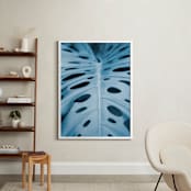 "Color Palette l" - Art Print in Blue Lagoon by Debra Pruskowski - In a Room