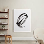 "Mysterium" - Art Print in Black by Misty Hughes - In a Room