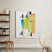 "Melted Popsicles" - Art Print in Summer Sorbert by Deborah Velasquez - In a Room