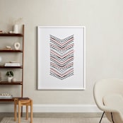 "Free Spirit" - Art Print in light pink by Chasity Smith - In a Room