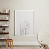 "Mytoi Tree 02" - Art Print in Birch Grey by jinseikou - In a Room