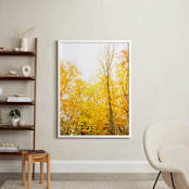 "Autumn In New York" - Art Print in burnt yellow by R studio - In a Room