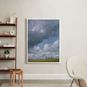 "Topland Storm" - Art Print in Thunder Blue by Stephanie Goos Johnson - In a Room