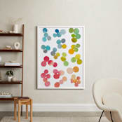 "Rainbow Rocks" - Art Print in Rainbow by Pip Gerard - In a Room
