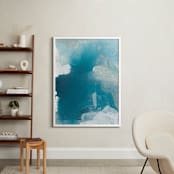 "Sea Glass No. 7" - Art Print in Sea by Julia Contacessi - In a Room
