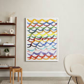 "Life in color - The sea" - Art Print in devine purple by Aimee Siberon - In a Room