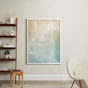 "Stratum" - Art Print in Mint by Hooray Creative - In a Room