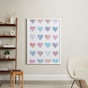 "Love Aligned " - Art Print in Sunset by Lily Hanna - In a Room