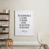 "Our Mother's Character" - Art Print in Rose by Jennifer Postorino - In a Room