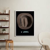 "H Is For Harmonica" - Art Print in Black and White by AMANDA LOMAX - In a Room