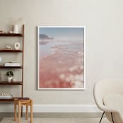"Ocean lights" - Art Print in pink by Lena Erysheva - In a Room