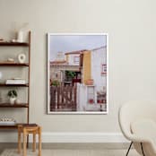 "Aldeia Pequena: Part 2 of 2" - Art Print in Vintage Gold by C. Lorraine Design - In a Room