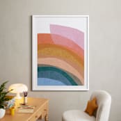 "paper rainbow" - Art Print in Rainbow by Carrie Moradi - In a Room