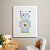 "Starbot" - Art Print in Bright by Dawn Jasper - In a Room