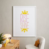 "Good Morning Sunshine" - Art Print in Sunshine by Christina Novak - In a Room