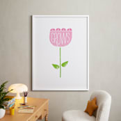 "Growing" - Art Print in Blush by Christina Novak - In a Room